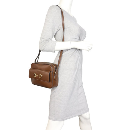 Gucci Leather Horsebit 1955 Shoulder Bag Small