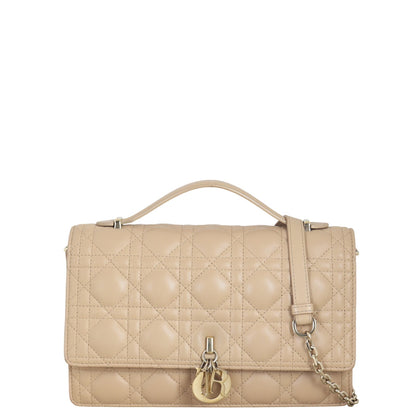 Dior My Dior Top Handle Chain Bag