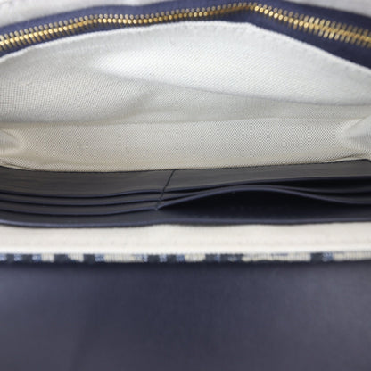 Dior Saddle Pouch Wallet on Chain Oblique