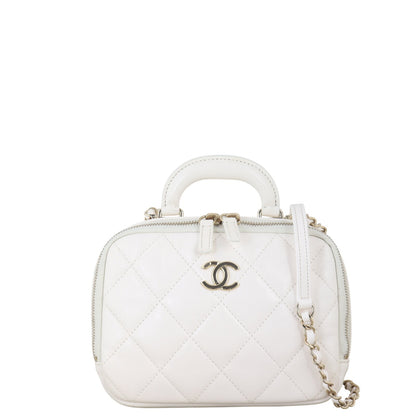 Chanel CC Vanity Case Shiny Lambskin