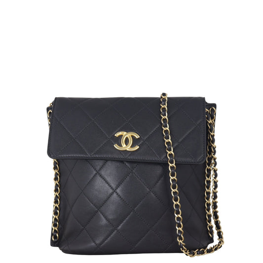 Chanel Quilted Hobo Bag Small