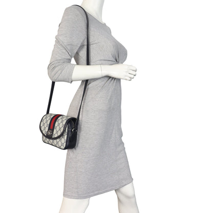 Gucci Ophidia GG Supreme Flap Shoulder Bag