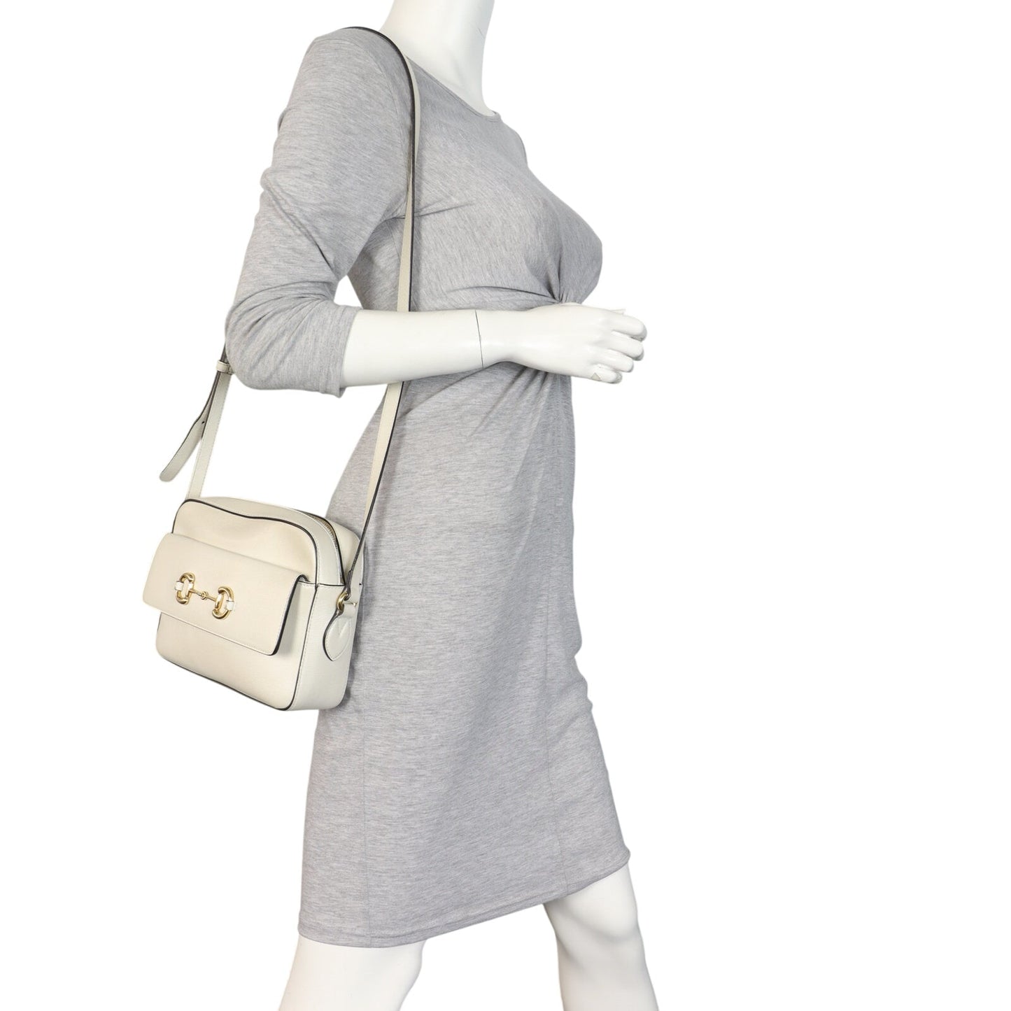 Gucci Leather Horsebit 1955 Shoulder Bag Small