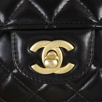 Chanel Quilted Frame Clutch Chain Bag