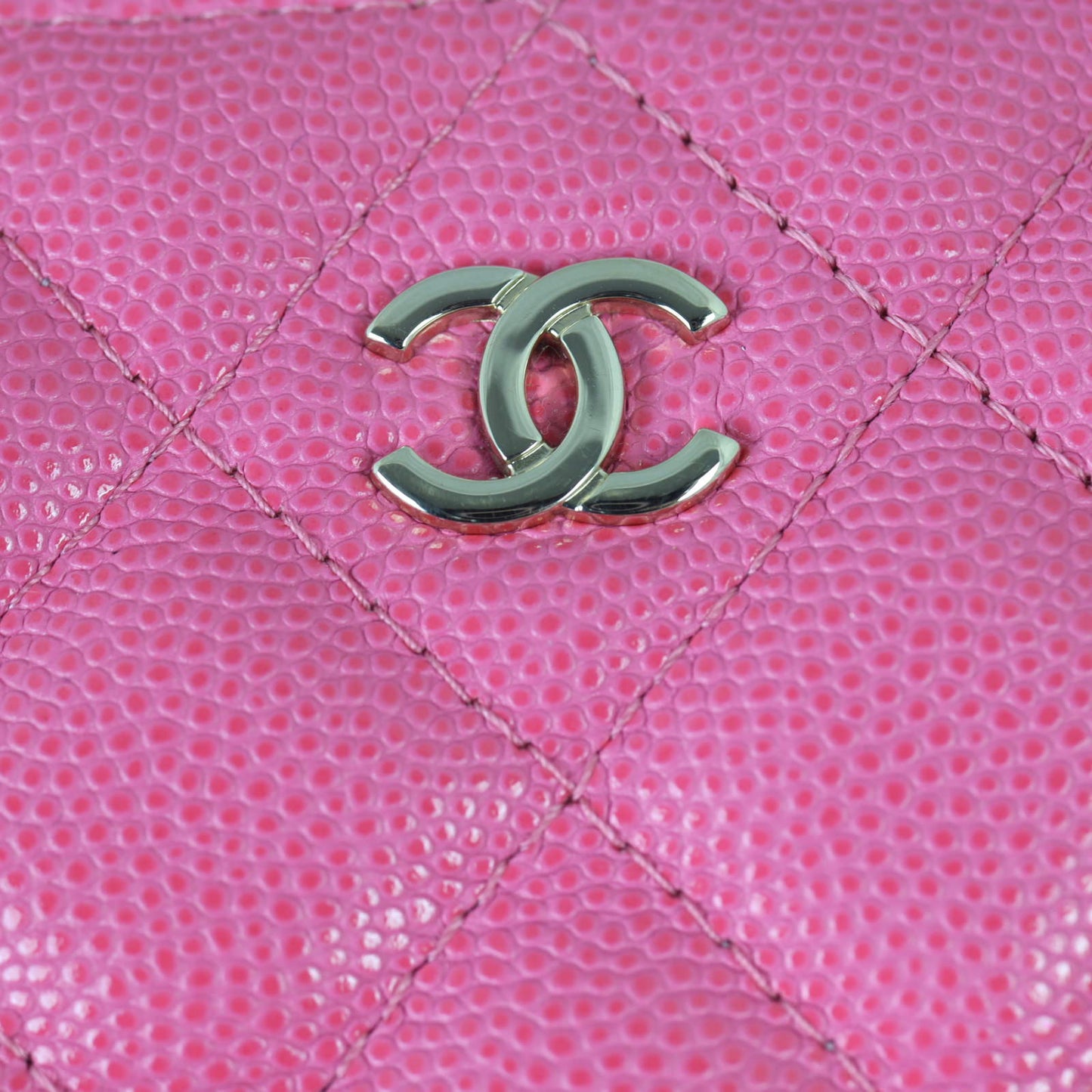 Chanel CC Double Zip Clutch with Chain
