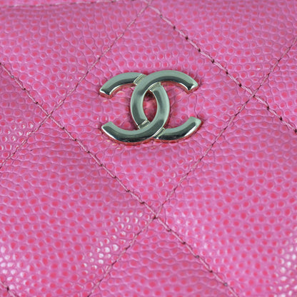 Chanel CC Double Zip Clutch with Chain
