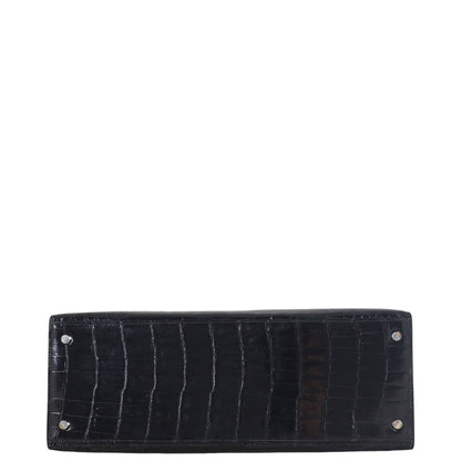 Hermes Kelly 35 Sellier Crocodile Vintage