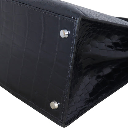 Hermes Kelly 35 Sellier Crocodile Vintage
