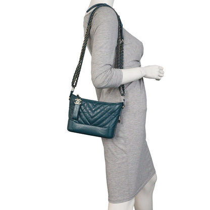 Chanel Gabrielle Hobo Small Chevron