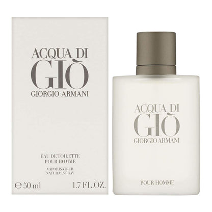 Giorgio Armani Acqua Di Gio Men's Perfume/Cologne For Men Eau De Toilette 1.0 oz / 1.7 oz / 3.4 oz / 6.7 oz / Gift Set 3.4 oz / 10.4 oz Edt