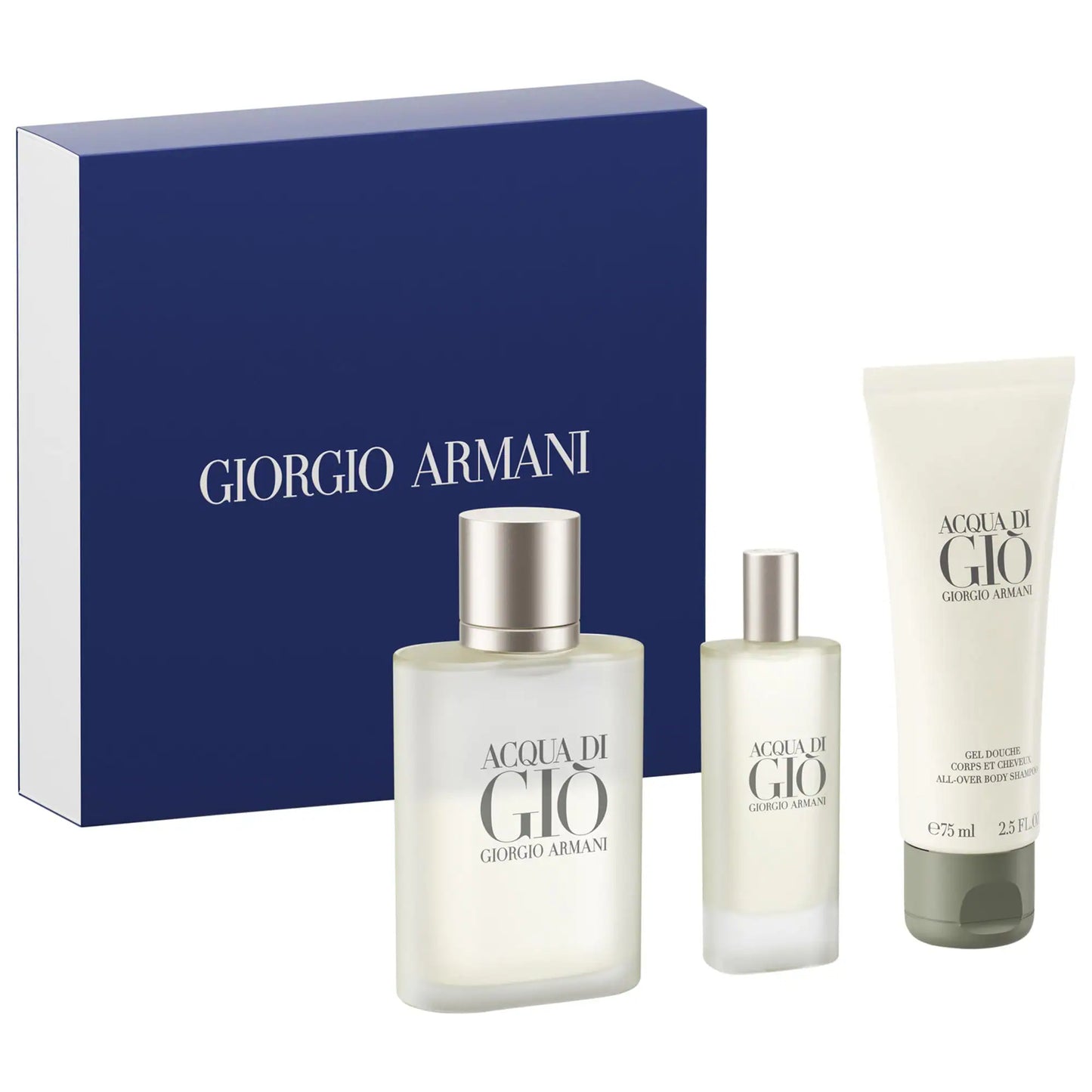 Giorgio Armani Acqua Di Gio Men's Perfume/Cologne For Men Eau De Toilette 1.0 oz / 1.7 oz / 3.4 oz / 6.7 oz / Gift Set 3.4 oz / 10.4 oz Edt