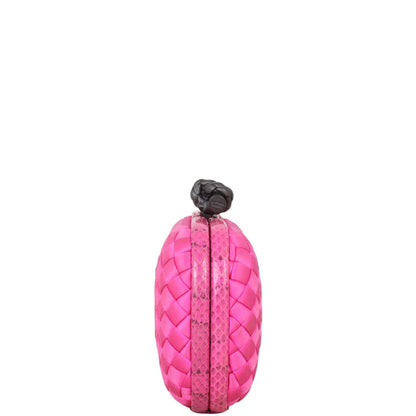 Bottega Veneta Knot Lizard Trim Clutch
