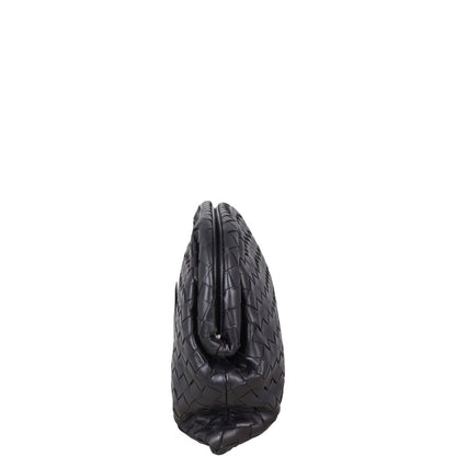 Bottega Veneta Flat Frame Pouch Intrecciato
