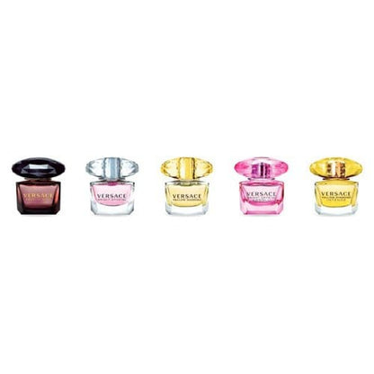 Versace The Versace Miniature Set Women's Perfume/Cologne For Women 5x0.17 oz